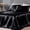 Black, variant on EP Satin Sheets Twin XL Bed Set - 3 Piece Luxury Soft Silky Bed Sheets, Similar to Silk Sheet Set with 1 Deep Pocket Fitted Sheet, 1 Flat Sheet & 1 Pillowcase (Dark Grey)