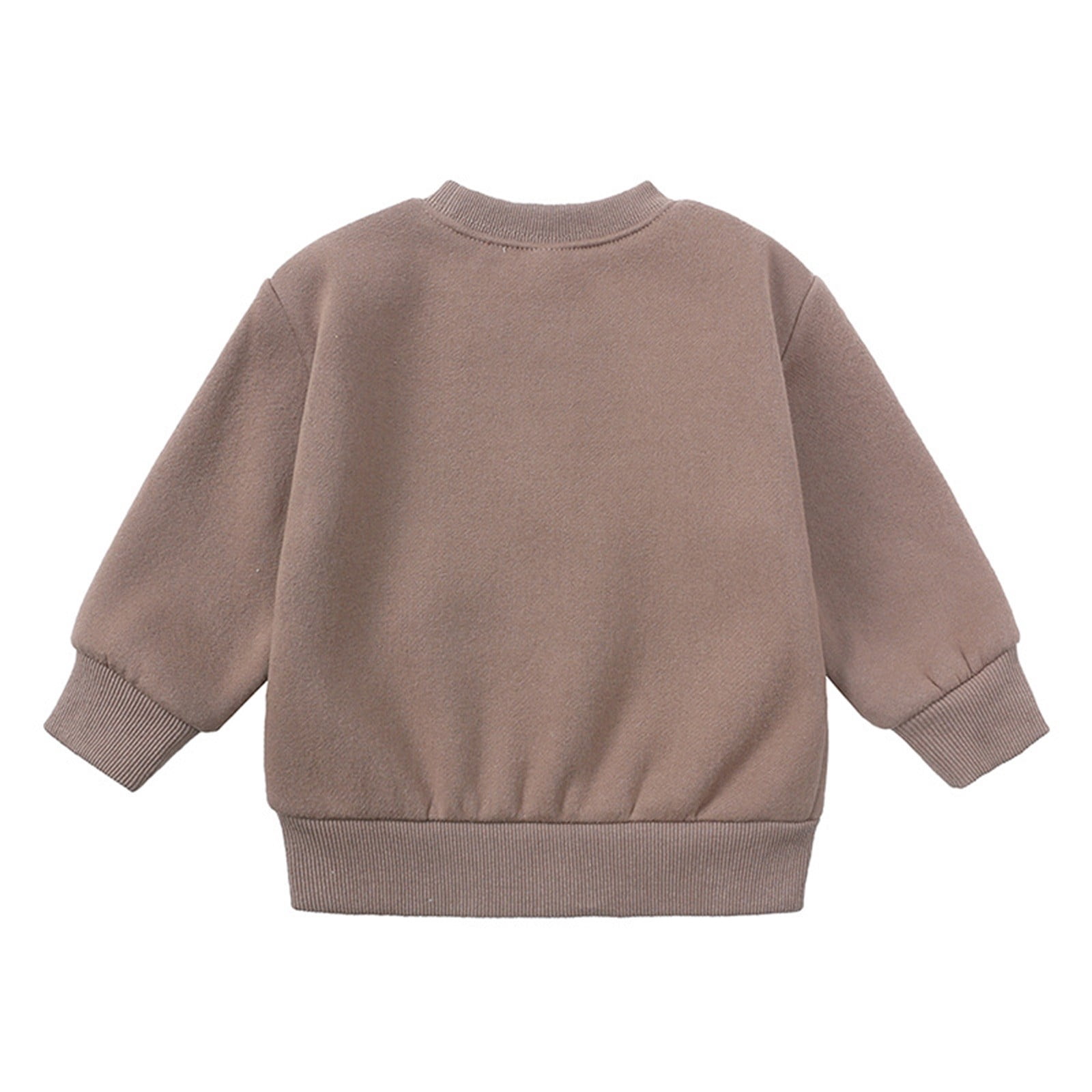 Mercatoo Toddler Baby Boys Girl Solid Color Outfit Set Sweatsuit Crewneck Sweatshirt Sweatpants Pants Fall Winter Kids Clothes