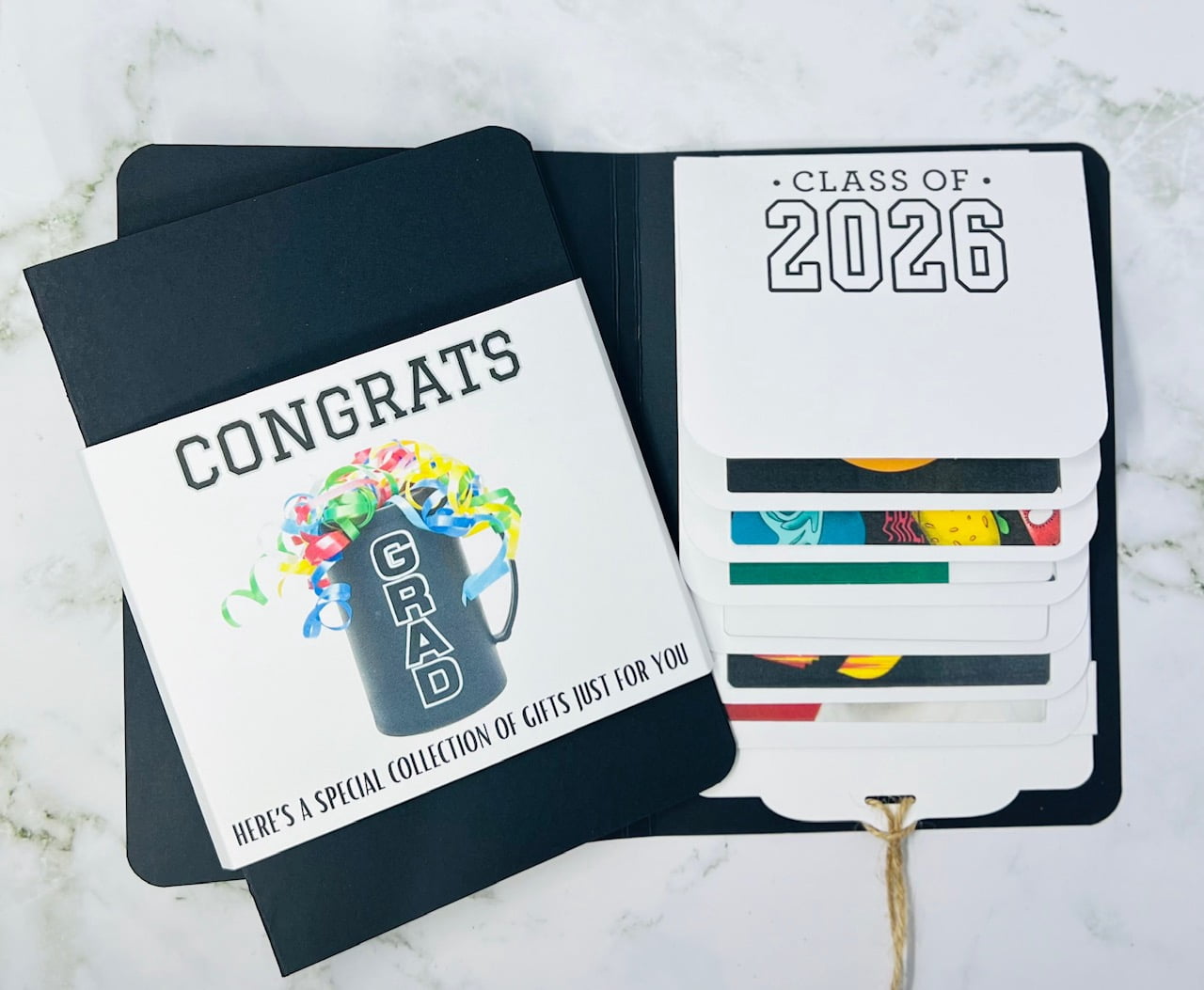 Graduation Waterfall Gift Card Booklet