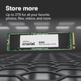 thumbnail image 3 of SSD Crucial E100 CT2000E100SSD8 M.2 NVMe PCIe Gen4 de 2 TB, 3 of 5