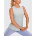 thumbnail image 3 of Musculosa CRZ YOGA Racerback sin mangas plateada XL, 3 of 5