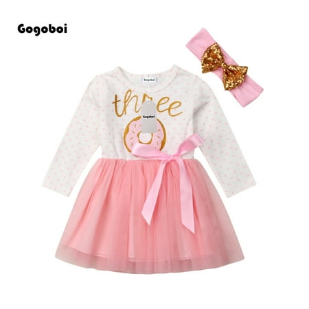 

Multitrust Girls Sleeveless Vest Cute Letter Mesh Splicing Tutu Skirt +Headband