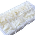 thumbnail image 2 of Travelwant 500Pcs/Box Nail Tips Transparent Lightweight Natural Color Round Head Extension Fake Nails for Women, 2 of 8
