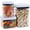 3 Pcs Set, variant on Pop Airtight Food Storage Containers with Lids, Push Button Seal BPA-Free for Kitchen Pantry Organization, 3 Pcs 0.65Qt/0.7Qt/1.8Qt for Cereal, Flour, Sugar, Snacks Dry Food Storage