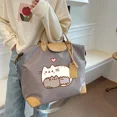 thumbnail image 4 of Pusheenes-Bolso de viaje de gran capacidad para mujer, bolsa de hombro impermeable para gimnasio, equipaje, regalo, 4 of 5