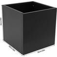 thumbnail image 2 of Steel Planter Box, 20" x 20" x 20" Square Planter Metal Box Tall Planters Heavy Duty Plant Boxes for Indoor Outdoor Tall Plants, Flowers or Shrubs (Black, 20" x 20" x 20"), 2 of 18