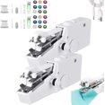 thumbnail image 1 of Pureutil Mini Handheld Sewing Machine (Cordless, Portable & Ready-to-Sew) for Beginners, Easy to Use and Fast Stitch Suitable for DIY, Clothes, Home, Travel (2set), 1 of 6