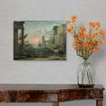 thumbnail image 4 of Great Big Canvas "Seaport with the Embarkation of the Queen of Sheba, 1648"  by Claude (1600-1682) Lorrain Light Gray    Wrapped Canvas Print Wall Artwork, 4 of 7