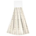 thumbnail image 7 of Yayeee Kitchen Hanging Hand Towels Set of 2 with Loop Bathroom Absorbent Tie Towel, Beige Abstract Pattern, 7 of 7