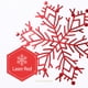 thumbnail image 3 of Caja grande de regalo de Navidad PACKHOME de 13,5 x 9 x 4,1 pulgadas, caja de regalo plegable y resistente con tapa de cierre magnético (patrón de copos de nieve rojos), 3 of 6