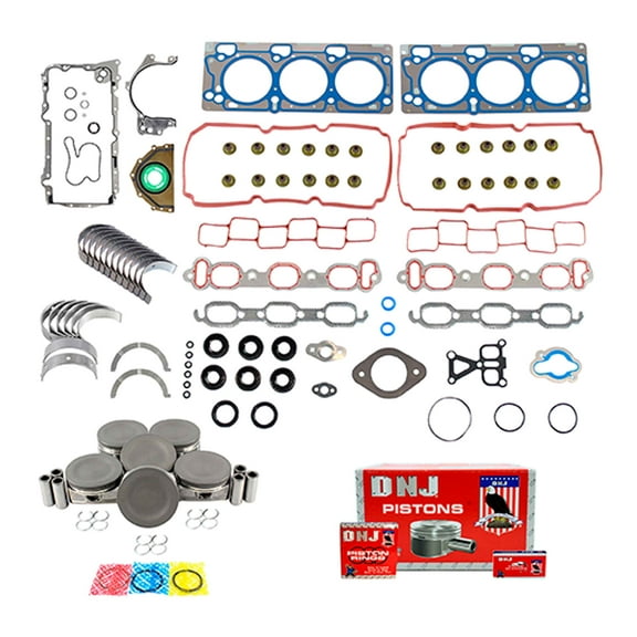 DNJ EK1158 Engine Rebuild Kit Fits Cars & Trucks 2007-2011 Dodge 4.0L V6 24V SOHC 3952cc