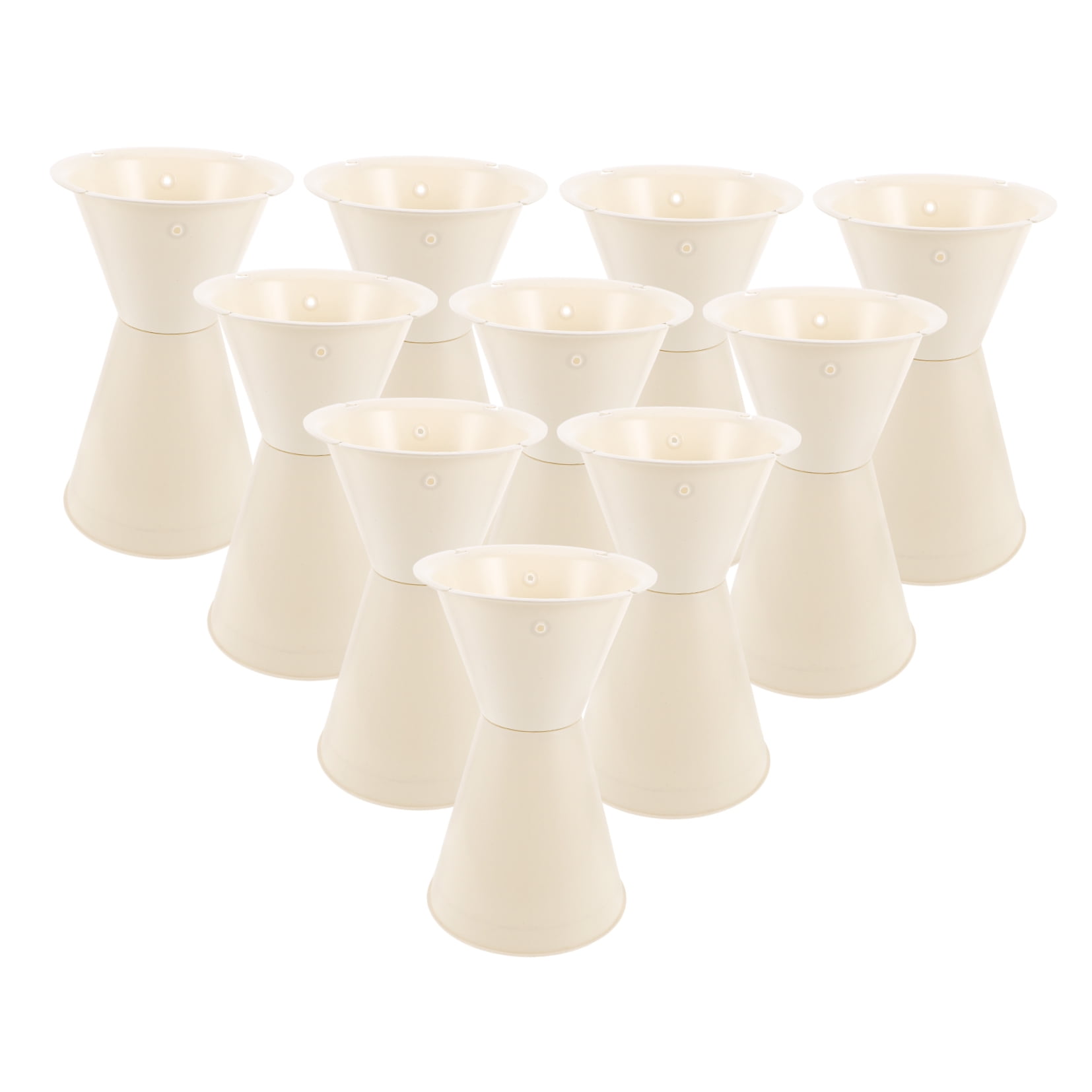 FOMIYES White Plastic Portable Flower Bouquet Insert for Floral Arrangements and Decorative Use