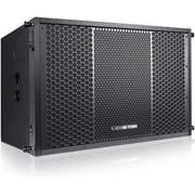 Sound Town ZETHUS Series Line Array Speaker System with One 15-inch Powered Line Array Subwoofer, Two Compact 2 X 8-inch Line Array Speakers, Black