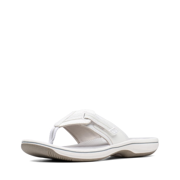 Sandalia Clarks Brinkley Jazz Blanca Ligera EVA Talla 10 US