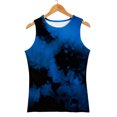 thumbnail image 5 of QASIEATN Women Print Daily Summer Shirts for Women's O Neck Tank Tops Print Blouse Sleeveless Workout Shirts Casual Loose Tees, 5 of 9