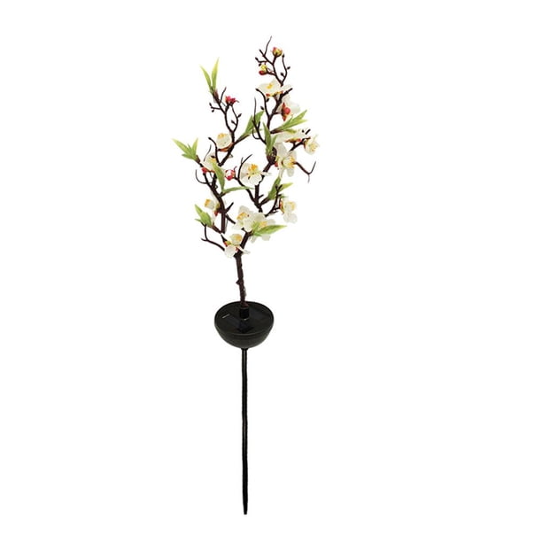 Lámpara De Árbol De Flor De Cerezo Luz Solar Fácil De Usar Luz De Flor De Jardín Lámpara De Árbol Al Aire Libre Enchufe Linterna Decorativa De Flores Para Villa Jardín Patio Patio Camino Parque Speravity HA014888-00
