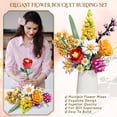 thumbnail image 2 of Flowers Building Set, 1070PCS Wildflower Botanical, ABS Flower Kit Toy for Kids Adults Women, Home Decor Gift for Birthday, Christmas, Father's Day, 2 of 7
