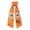 A001- A, variant on Wreath Sash for Front Door Halloween Printed Decorative Fabric for Home Porch Hanging Holiday Season Accent for Indoor and Outdoor Halloween Party Use