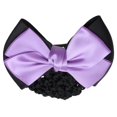 thumbnail image 1 of Elegante mujer Lady Bow Barrette Pinza para el cabello Cubierta Bowknot Bun Snood Accesorios para el cabello jinwen Redecilla de pelo, 1 of 8