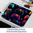 thumbnail image 6 of Game Controller Square Desk Mat Mousepad, 8.3x9.8 Inch Non-Slip Rubber Bottom, Printed Gaming Mousepad for Office and Gaming, 6 of 6