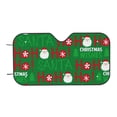 thumbnail image 7 of Fotbe Cute Santa Car Windshield Sunshade | Sun Visor Protector Front Window Shade, Keeps Out UV Rays, Keeps Your Vehicle Cool-Small, 7 of 7