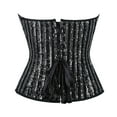 thumbnail image 4 of Corset for Women Versatile Sequin Overbust Corset Sculpting Smooth Bustier Comfort Fit Plus Size Corset, 4 of 5