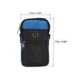 thumbnail image 2 of Uxcell 6" Small Crossbody Bag Phone Bag Shoulder Waist Bag Diagonal Cross Bag Sky Blue, 2 of 6