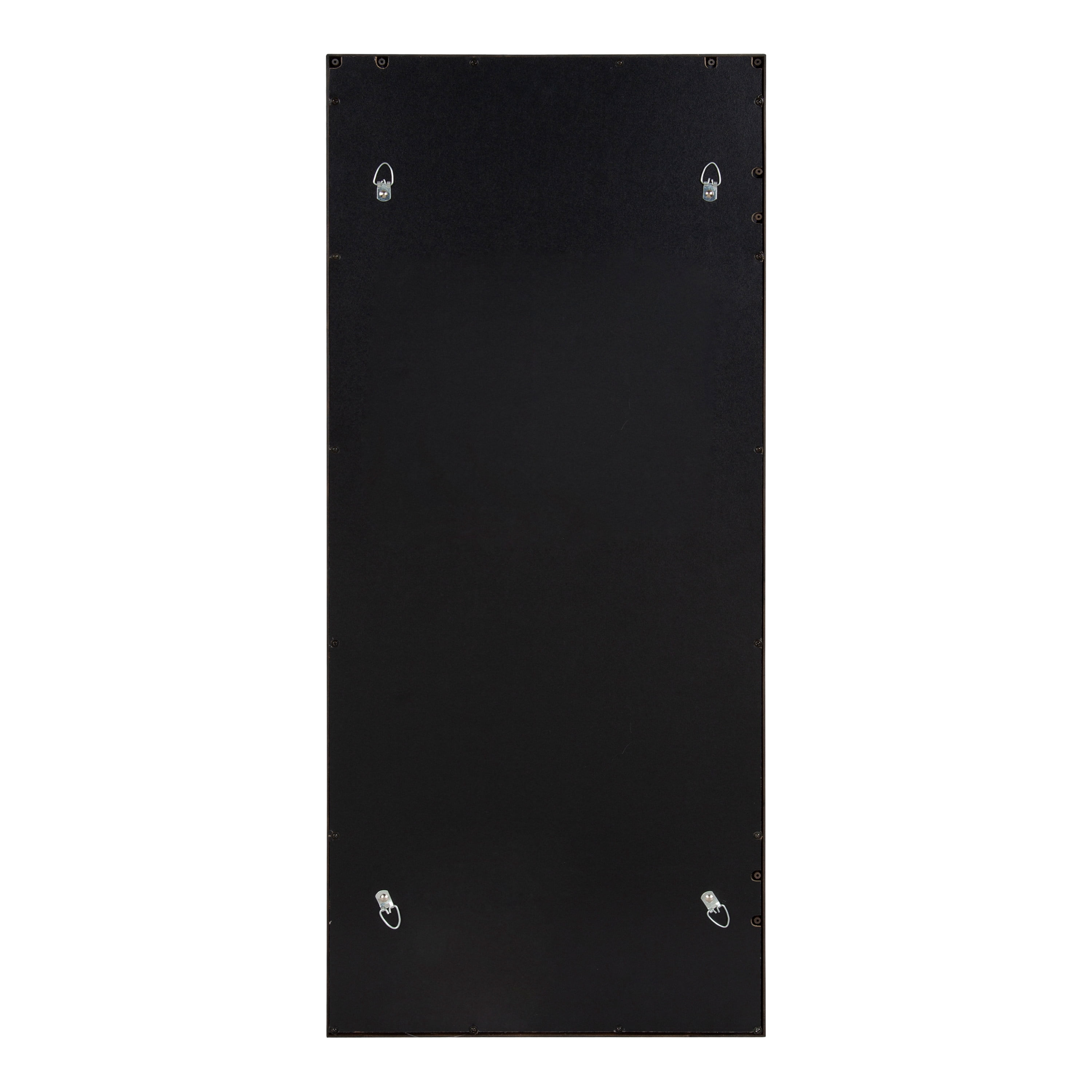 Kate and Laurel Cassat Window Wall Accent Mirror, 13" x 30", Dark Bronze, Rustic Windowpane Inspired Wall Decor