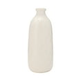thumbnail image 6 of Ceramic Vase with Plaid Textured Pattern for Living Room Decor and Home Accent - Decorative Flower Vase for Room, Bedroom or Office Display - Elevate House and Table Decor Styling - 16", Ivory & Tan, 6 of 12