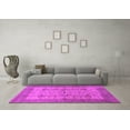 thumbnail image 3 of Ahgly Company Indoor Square Oriental Pink Industrial Area Rugs, 6' Square, 3 of 4