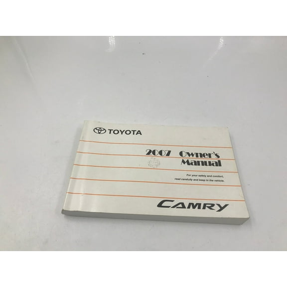 2007 Toyota Camry Owners Manual Handbook OEM D04B49032