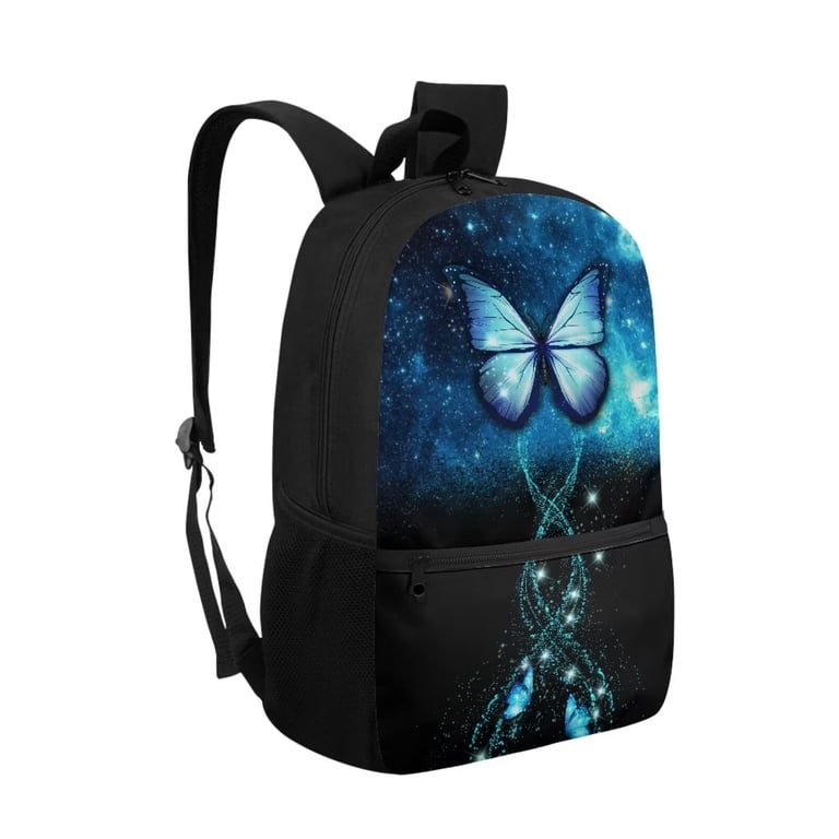 10 inch backpack kids Kuiforti School Backpack For Girls 10-12 Lightweight 17 Inch Kids School Backpack Boys 7-8 School Bags Large Capacity Casual Daypacks Rucksack, Blue