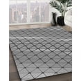 thumbnail image 3 of Ahgly Company Tapis Rond Lavable en Machine Intérieur Transitionnel Gris Cendré, 7 Pieds Rond, 3 of 7