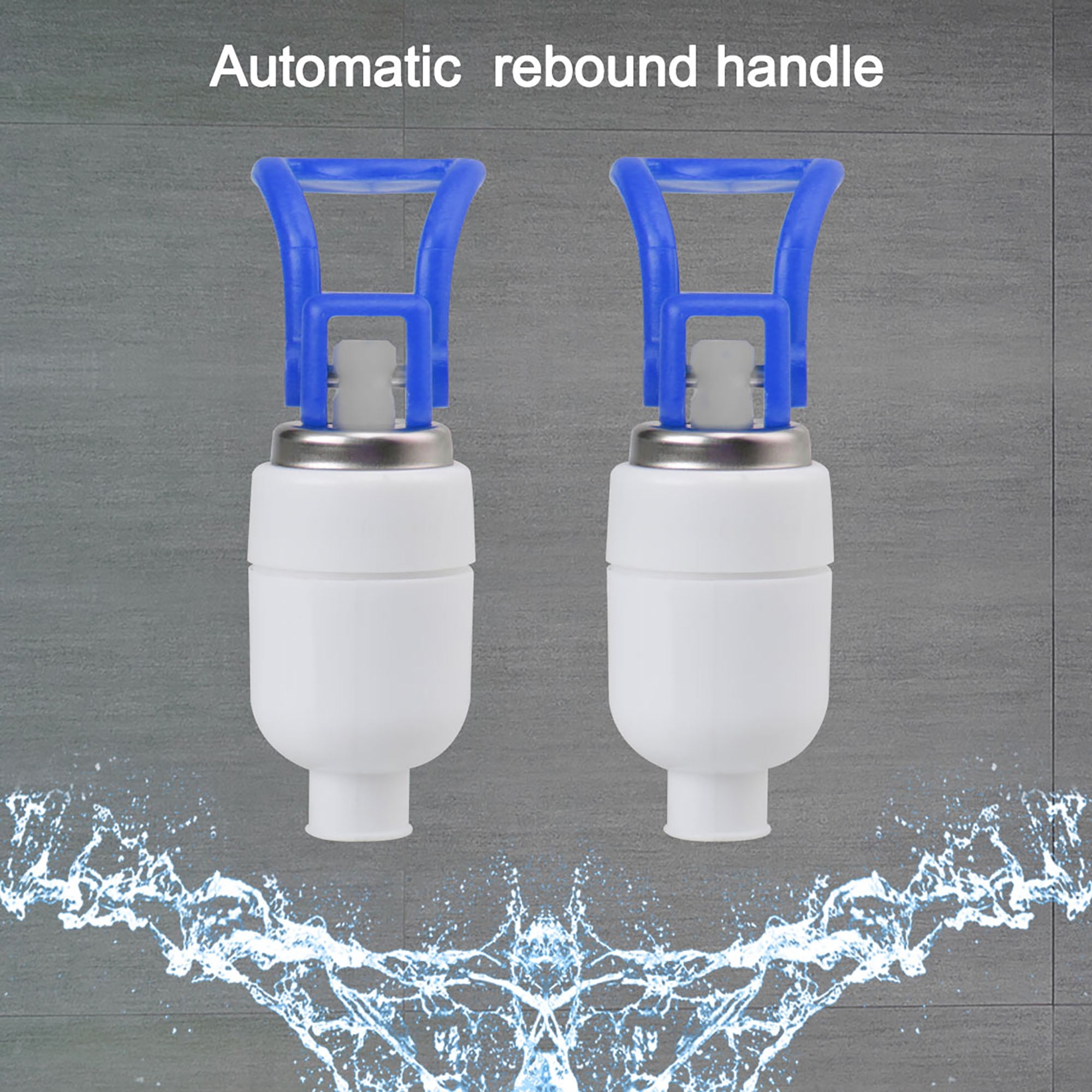 Blue Plastic Water Cooler Faucet Push Type Fits RO System Home Water