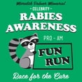 thumbnail image 3 of Rabies Awareness Fun Run - Funny TV Comedy Running T Shirt - 2X-Large - Irish Green, 3 of 6