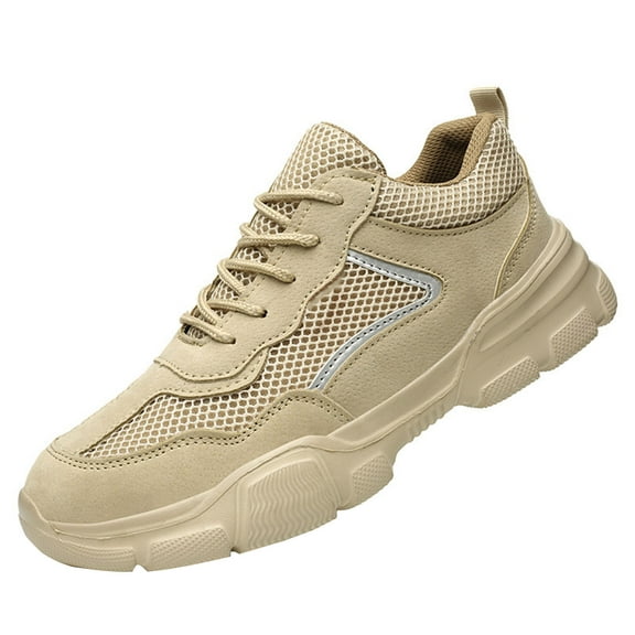 Safety Trainers Mens Steel Toe Cap Trainers Lightweight Non-Slip Safety Work Shoes Work Trainers Puncture Proof Shoes