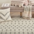thumbnail image 6 of Nourison Grafix Moroccan Ivory/Grey 5'3" x ROUND Area Rug, (5 Round), 6 of 8