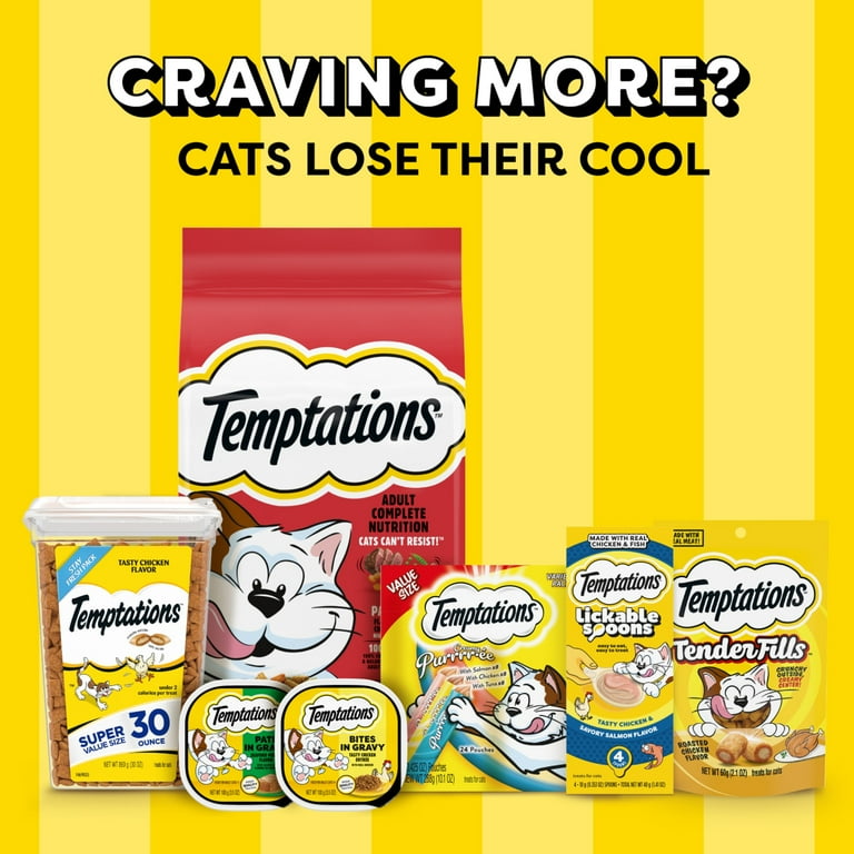 Temptations Shakeups Crunchy And Soft Cat Treats, Clucky Carnival