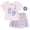Pink / lavender, stitch & angel, variant on Lion King Simba T-Shirt, Tutu Tulle Skirt and Scrunchie 3 Piece Outfit Set Toddler to Big Kid