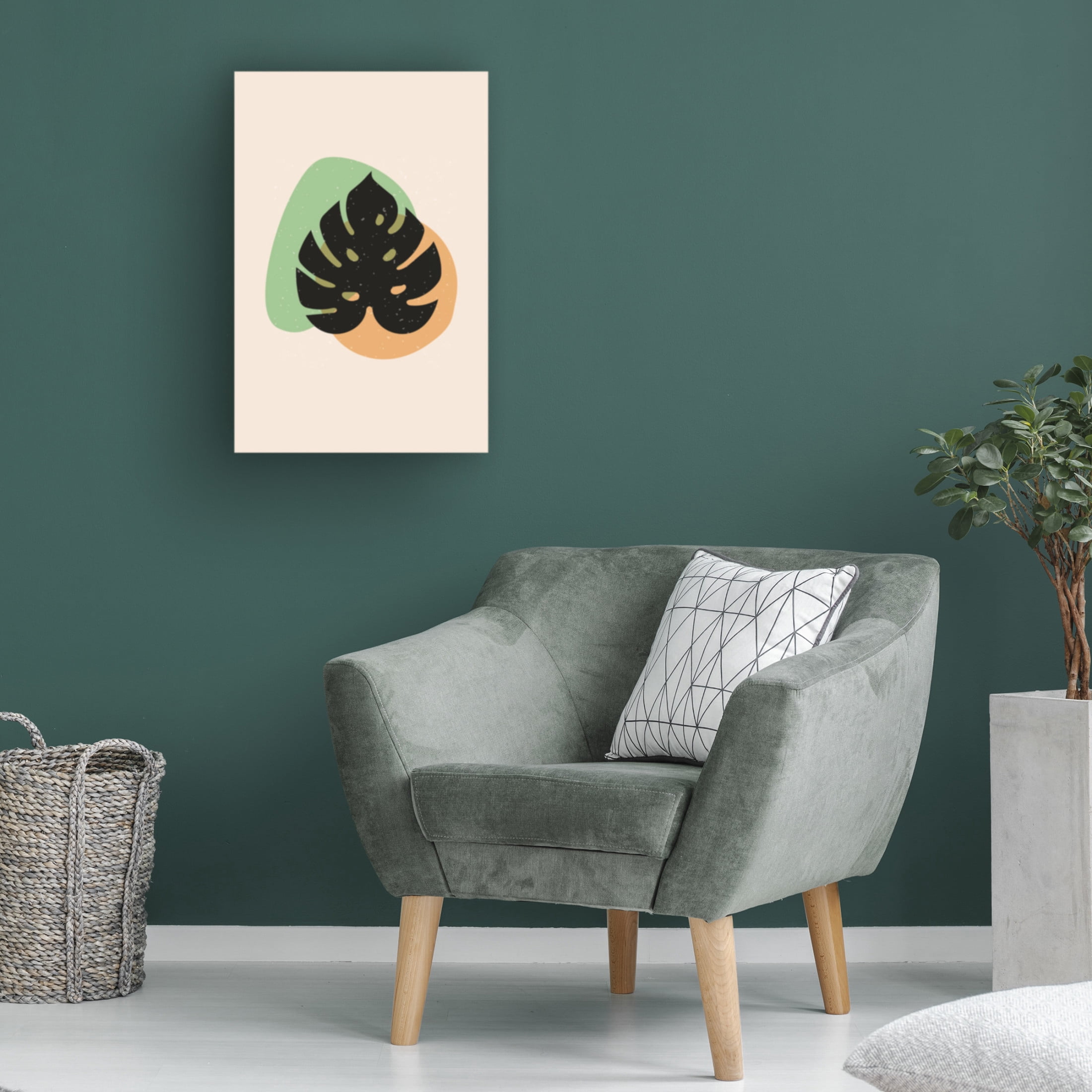 Trademark Fine Art jay stanley Abstract Botanical 2 Canvas Wall Art