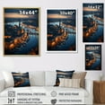thumbnail image 4 of Designart "Cityscape Spot Copenhagen Beautiful wall art II" Cityscapes Floater Framed Canvas Print, 4 of 7