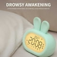 thumbnail image 4 of sruoe Smart Alarm Clock , Smart Alarm Clock Radio, Alarm Clocks, Digital Alarm Clock, Digital Clock with Temperature Night Light for Kid, Plastic, 4 of 6
