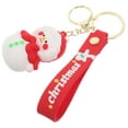 thumbnail image 5 of GOOHOCHY Christmas Snowman Keychain Multi Colored 1Set 2.4x1.8x1.2in, 5 of 8