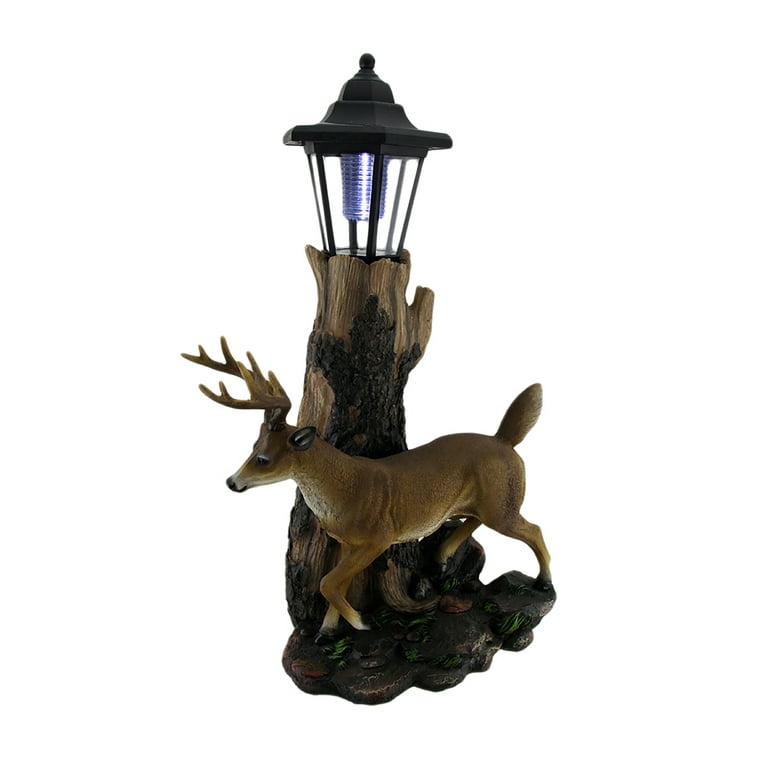 Whitetail Deer Sculptural Solar Light Statue Whitetail Deer Sculptural Solar Light Statue