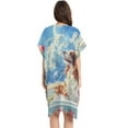 thumbnail image 3 of BZSMCE Women Creatively Soaking in Sunshine Print Beach Cover-ups Size:S-2XL, 3 of 7