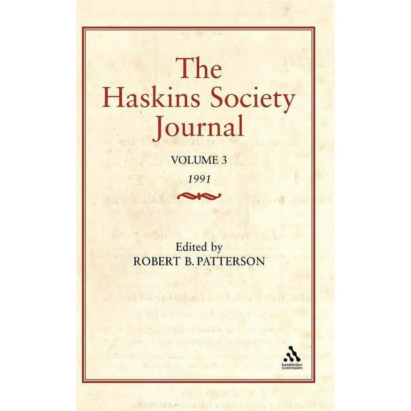 The Haskins Society Journal Studies in Medieval History : Volume 3 (Hardcover)