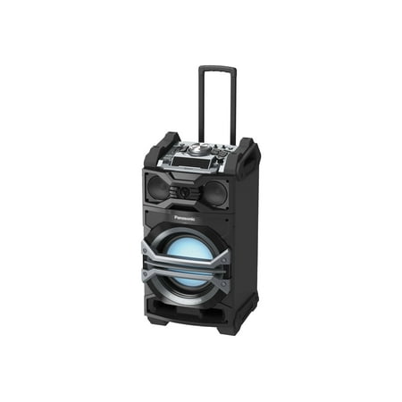Panasonic Best in Class Portable 3-Way Giant Sound System SC-CMAX5 (Black) 1000W, USB/Bluetooth Music Play, Handle and Wheels for (Best Sound System For Church)