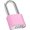 Pink, variant on 2.44in Long Shackle Combination Lock, 2 Pack Large Outdoor Weatherproof Padlock, Design of Hidden Password & High Security, Resettable Combination Lock for Locker, Home, School, Garage, Gate
