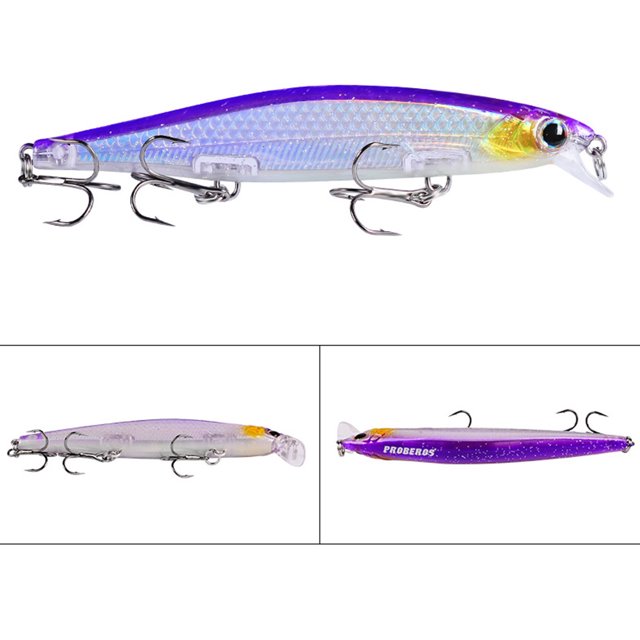 Equipo de pesca al aire libre, cebo de plástico de simulación, equipo de pesca de peces falsos, suministros de accesorios de pesca Wmkox8yii jkg995