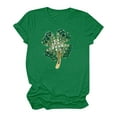 thumbnail image 4 of Up to 65 off!Lolmot St Patricks Day Shirt Women Shamrock Lucky T-Shirts Cute Irish Love Clover Printed Blouse Holiday Tops Short Sleeve T Shirt, 4 of 4